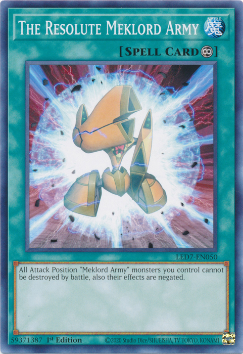 The Resolute Meklord Army [LED7-EN050] Common - Card Brawlers | Quebec | Canada | Yu-Gi-Oh!