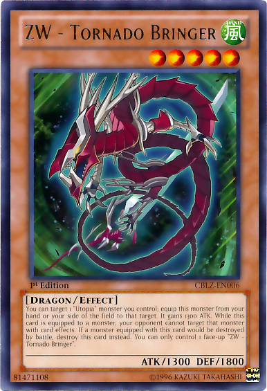 ZW - Tornado Bringer [CBLZ-EN006] Rare - Card Brawlers | Quebec | Canada | Yu-Gi-Oh!