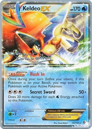 Keldeo EX (49/149) (Anguille Sous Roche - Clement Lamberton) [World Championships 2013] - Card Brawlers | Quebec | Canada | Yu-Gi-Oh!