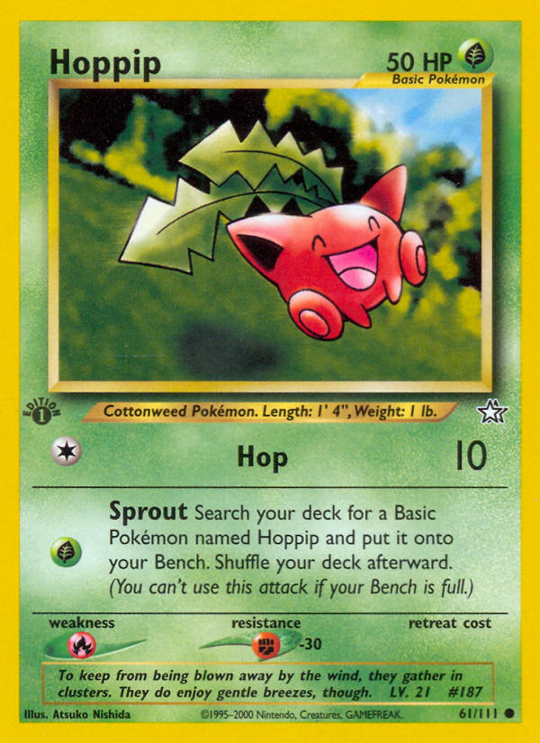 Hoppip (61/111) [Neo Genesis 1st Edition] - Card Brawlers | Quebec | Canada | Yu-Gi-Oh!