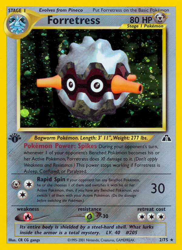Forretress (2/75) [Neo Discovery 1st Edition] - Card Brawlers | Quebec | Canada | Yu-Gi-Oh!