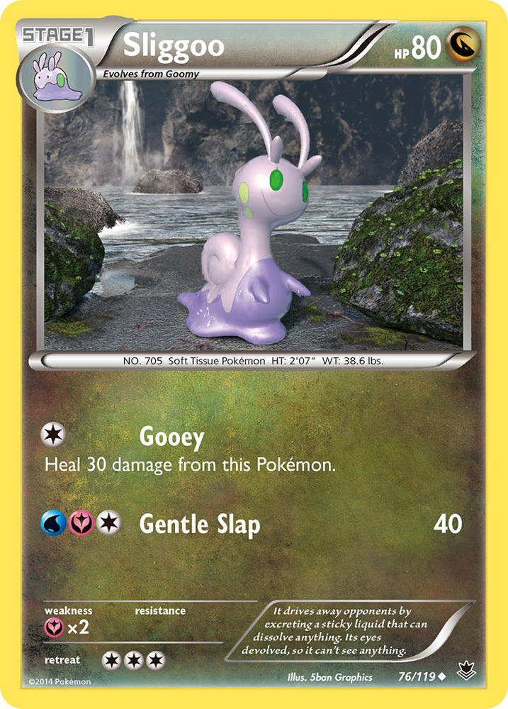 Sliggoo (76/119) [XY: Phantom Forces] - Card Brawlers | Quebec | Canada | Yu-Gi-Oh!