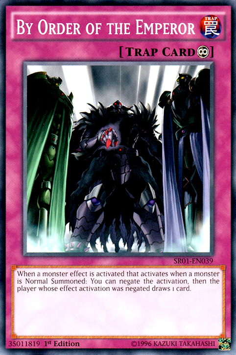 By Order of the Emperor [SR01-EN039] Common - Card Brawlers | Quebec | Canada | Yu-Gi-Oh!