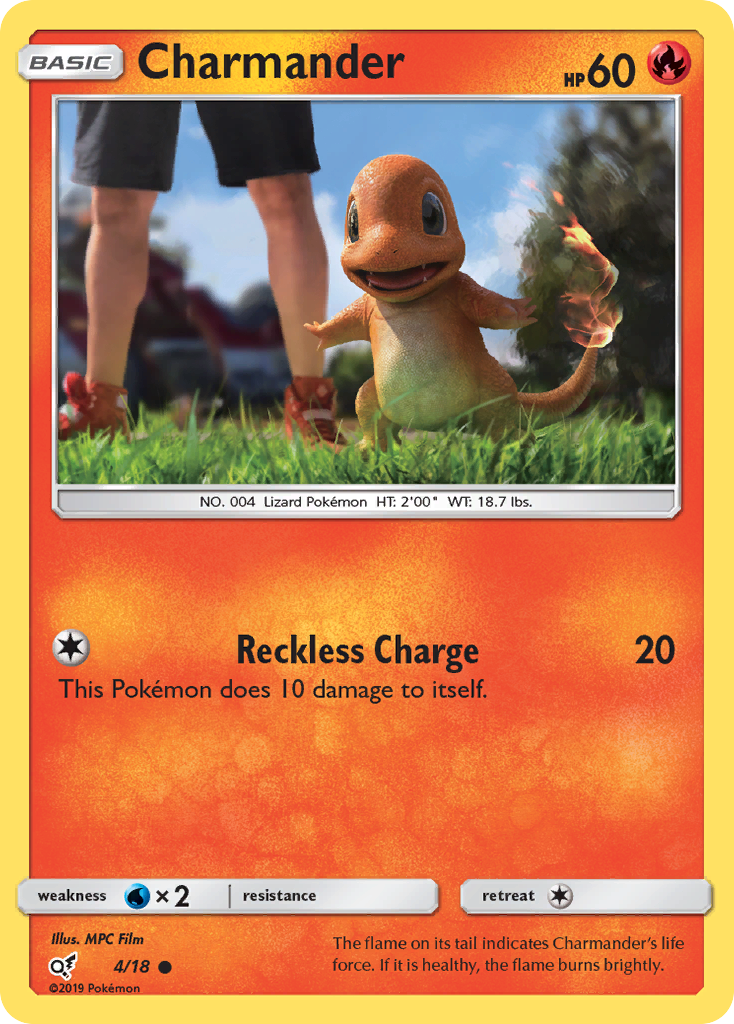 Charmander (4/18) [Sun & Moon: Detective Pikachu] - Card Brawlers | Quebec | Canada | Yu-Gi-Oh!