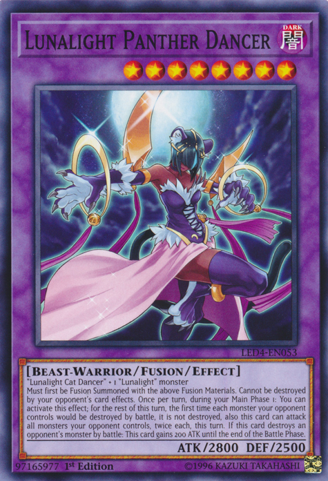 Lunalight Panther Dancer [LED4-EN053] Common - Card Brawlers | Quebec | Canada | Yu-Gi-Oh!
