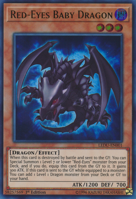 Red-Eyes Baby Dragon [LEDU-EN001] Ultra Rare - Yu-Gi-Oh! - Card Brawlers | Quebec | Canada |