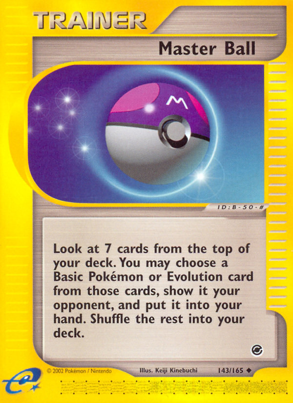 Master Ball (143/165) [Expedition: Base Set] - Card Brawlers | Quebec | Canada | Yu-Gi-Oh!