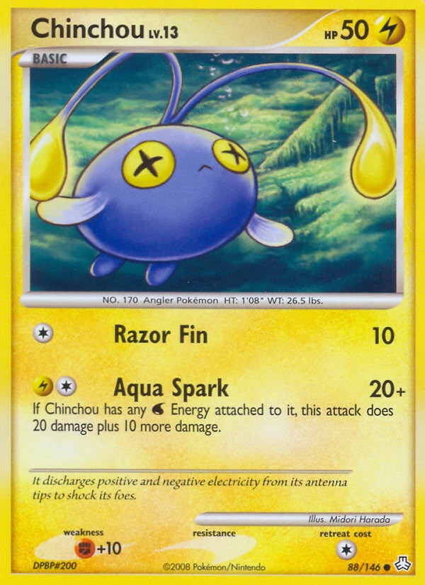 Chinchou (88/146) [Diamond & Pearl: Legends Awakened] - Card Brawlers | Quebec | Canada | Yu-Gi-Oh!