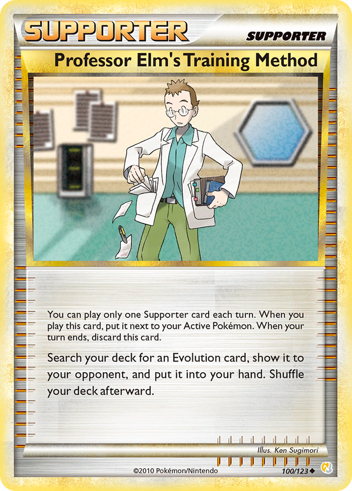 Professor Elm's Training Method (100/123) [HeartGold & SoulSilver: Base Set] - Card Brawlers | Quebec | Canada | Yu-Gi-Oh!