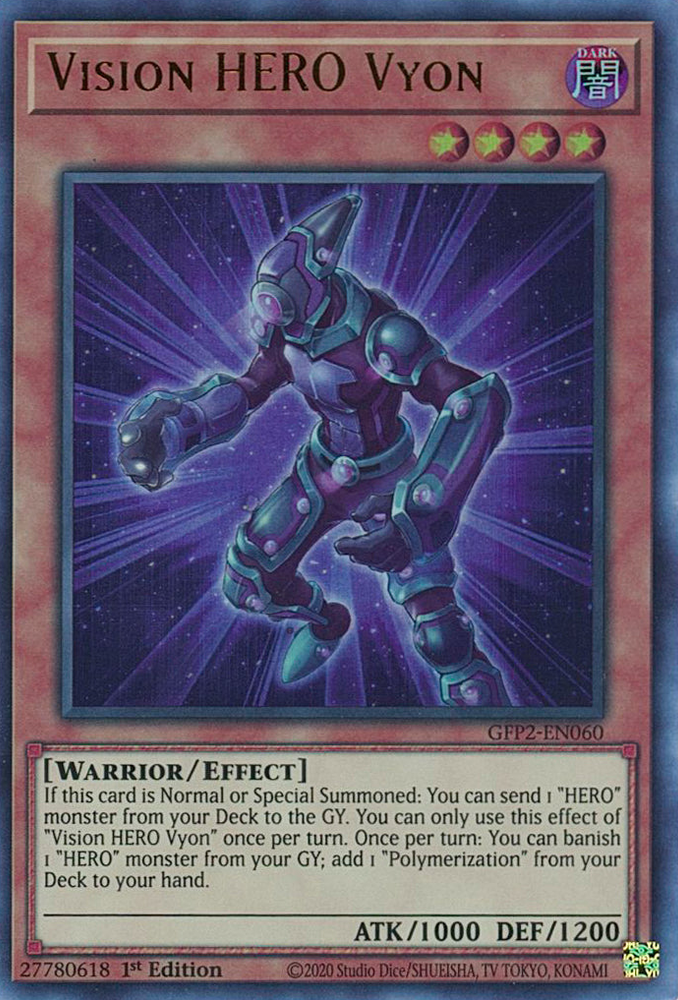 Vision HERO Vyon [GFP2-EN060] Ultra Rare - Card Brawlers | Quebec | Canada | Yu-Gi-Oh!