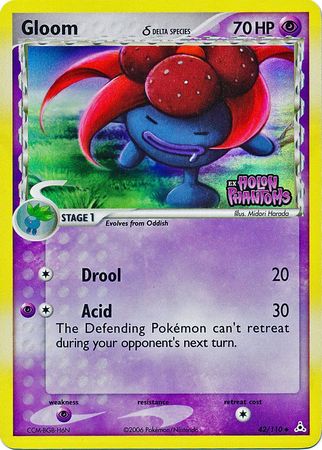 Gloom (42/110) (Delta Species) (Stamped) [EX: Holon Phantoms] - Card Brawlers | Quebec | Canada | Yu-Gi-Oh!
