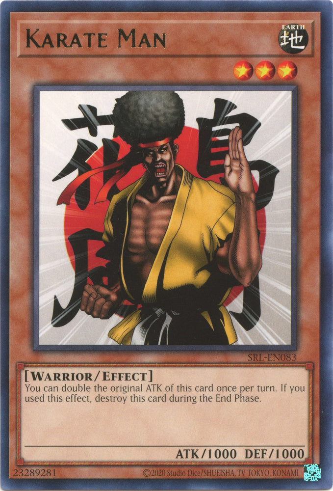 Karate Man (25th Anniversary) [SRL-EN083] Rare - Card Brawlers | Quebec | Canada | Yu-Gi-Oh!