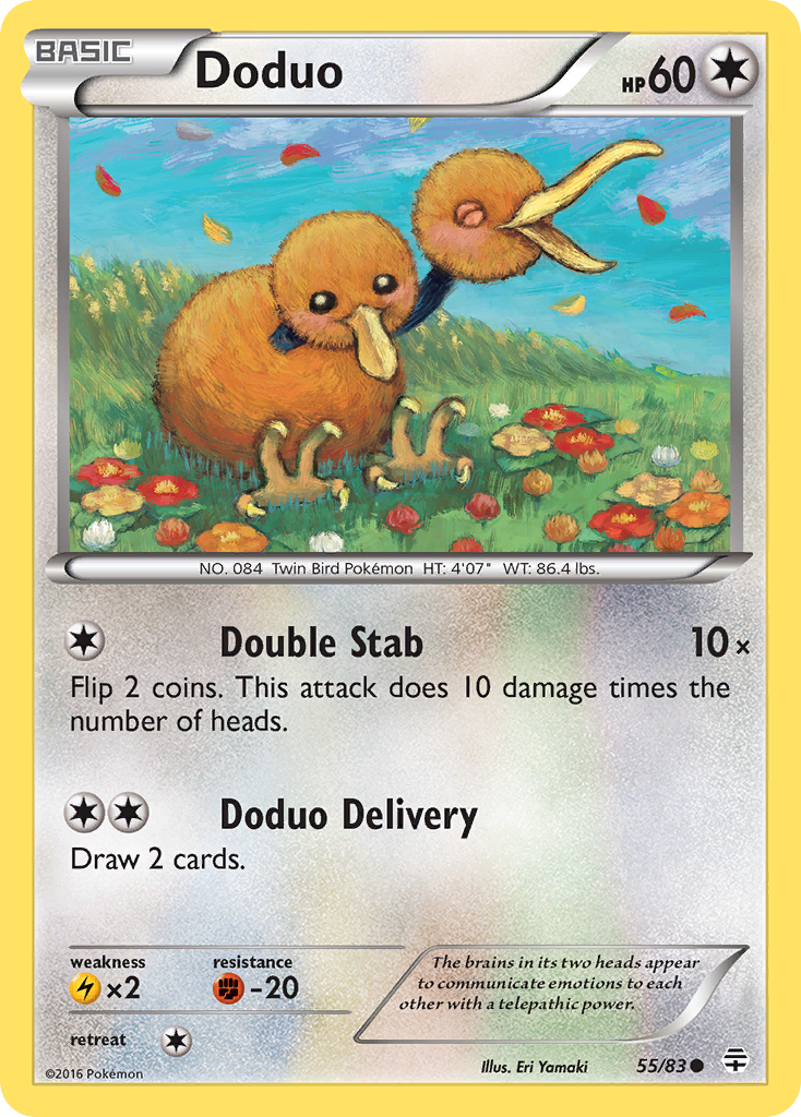 Doduo (55/83) [XY: Generations] - Card Brawlers | Quebec | Canada | Yu-Gi-Oh!