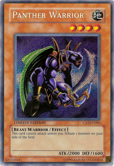 Panther Warrior [CT2-EN006] Secret Rare - Yu-Gi-Oh! - Card Brawlers | Quebec | Canada |