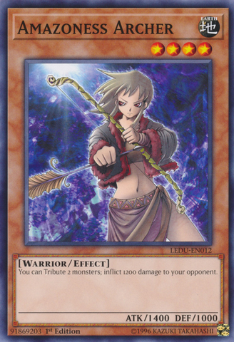 Amazoness Archer [LEDU-EN012] Common - Yu-Gi-Oh! - Card Brawlers | Quebec | Canada |