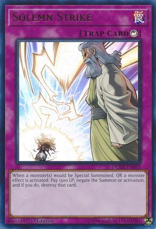 Solemn Strike [DUDE-EN055] Ultra Rare - Card Brawlers | Quebec | Canada | Yu-Gi-Oh!