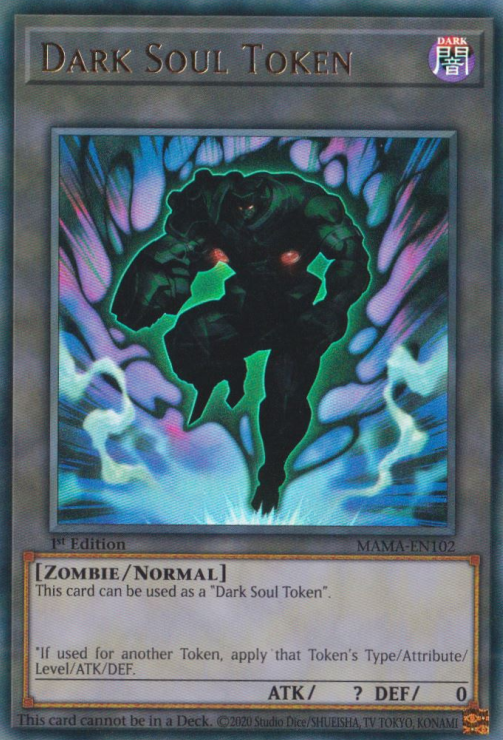 Dark Soul Token [MAMA-EN102] Ultra Rare - Card Brawlers | Quebec | Canada | Yu-Gi-Oh!