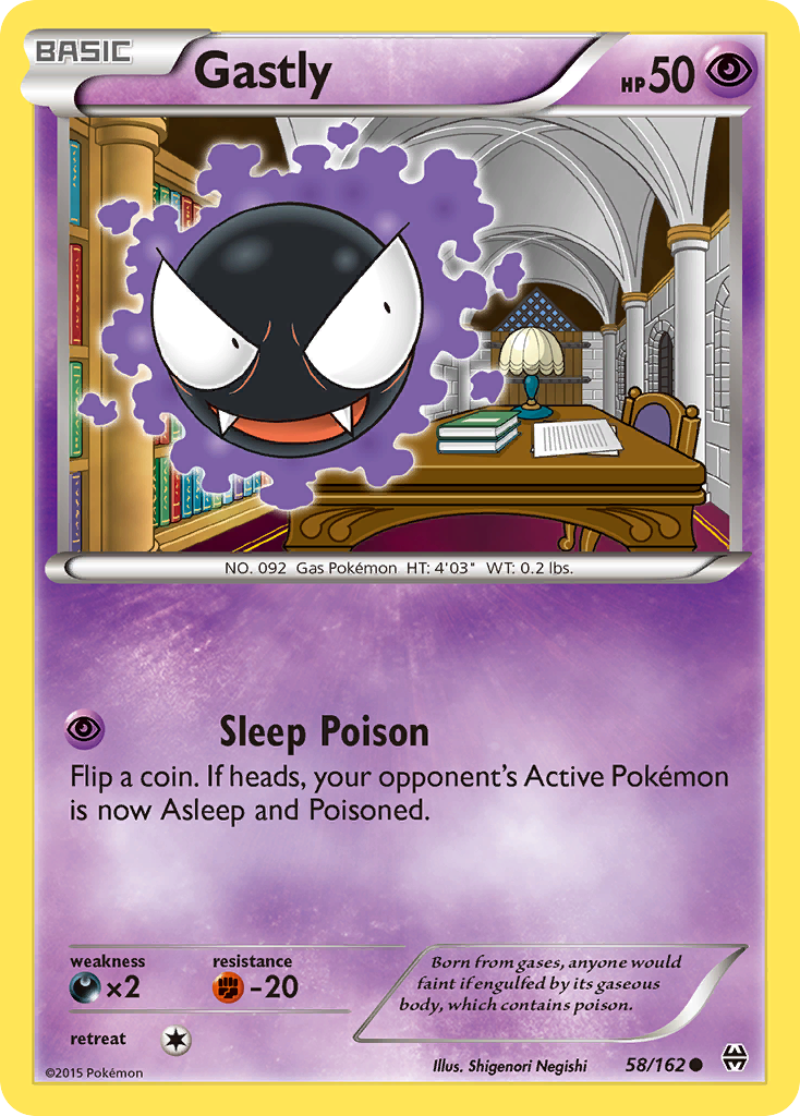 Gastly (58/162) [XY: BREAKthrough] - Card Brawlers | Quebec | Canada | Yu-Gi-Oh!