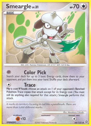 Smeargle (66/132) [Diamond & Pearl: Secret Wonders] - Card Brawlers | Quebec | Canada | Yu-Gi-Oh!