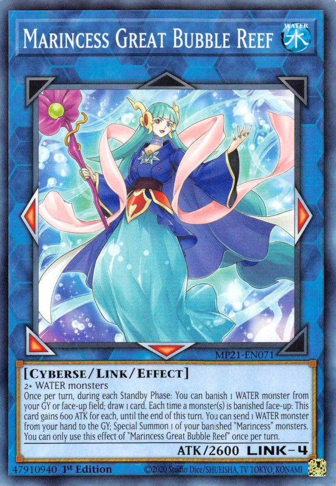 Marincess Great Bubble Reef [MP21-EN071] Common - Card Brawlers | Quebec | Canada | Yu-Gi-Oh!