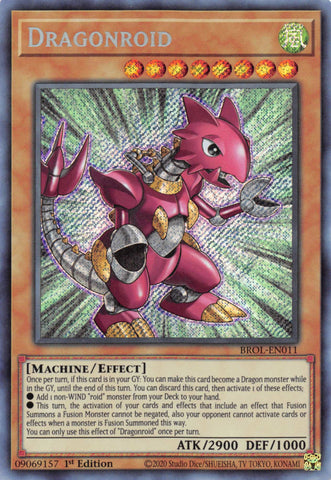 Dragonroid [BROL-EN011] Secret Rare - Card Brawlers | Quebec | Canada | Yu-Gi-Oh!