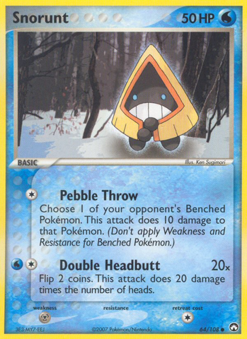 Snorunt (64/108) [EX: Power Keepers] - Card Brawlers | Quebec | Canada | Yu-Gi-Oh!