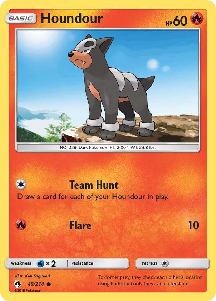 Houndour (45/214) [Sun & Moon: Lost Thunder] - Card Brawlers | Quebec | Canada | Yu-Gi-Oh!