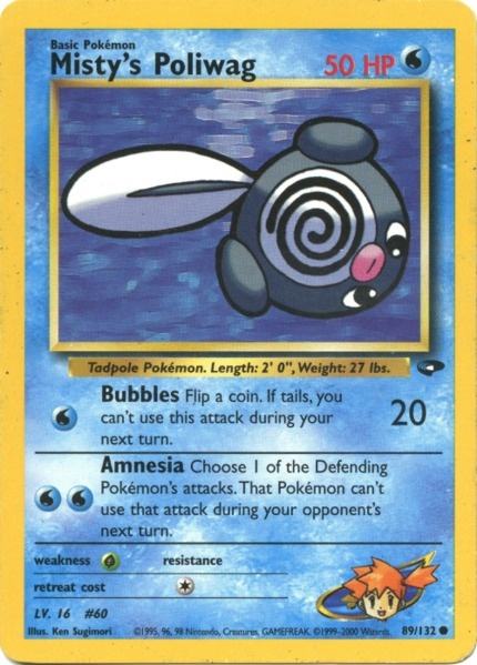 Misty's Poliwag (89/132) [Gym Challenge Unlimited] - Card Brawlers | Quebec | Canada | Yu-Gi-Oh!