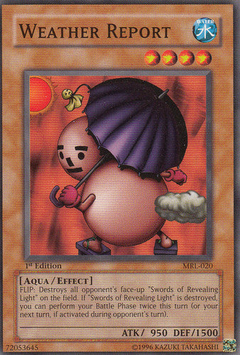 Weather Report [MRL-020] Common - Yu-Gi-Oh! - Card Brawlers | Quebec | Canada |