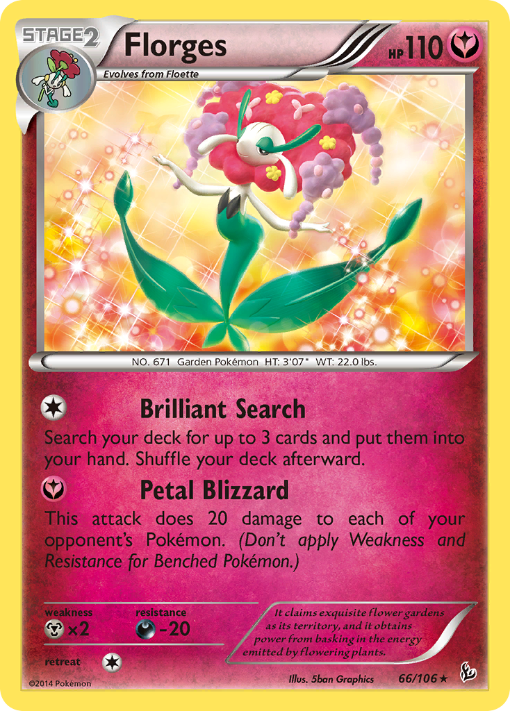 Florges (66/106) [XY: Flashfire] - Card Brawlers | Quebec | Canada | Yu-Gi-Oh!