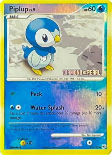 Piplup (93/130) (Diamond and Pearl) [Burger King Promos: 2008 Collection] - Card Brawlers | Quebec | Canada | Yu-Gi-Oh!
