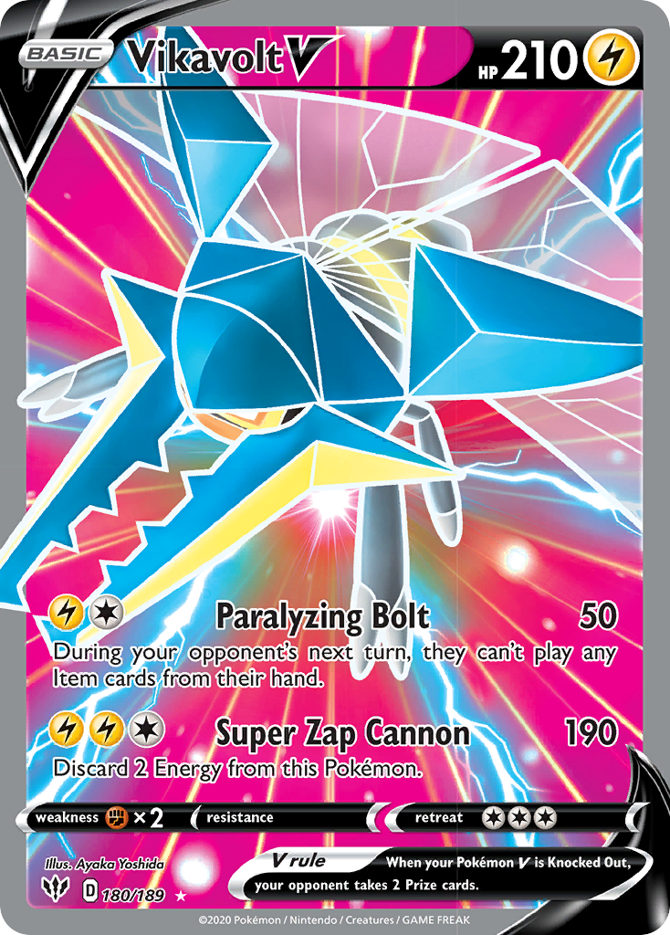 Vikavolt V (180/189) [Sword & Shield: Darkness Ablaze] - Card Brawlers | Quebec | Canada | Yu-Gi-Oh!