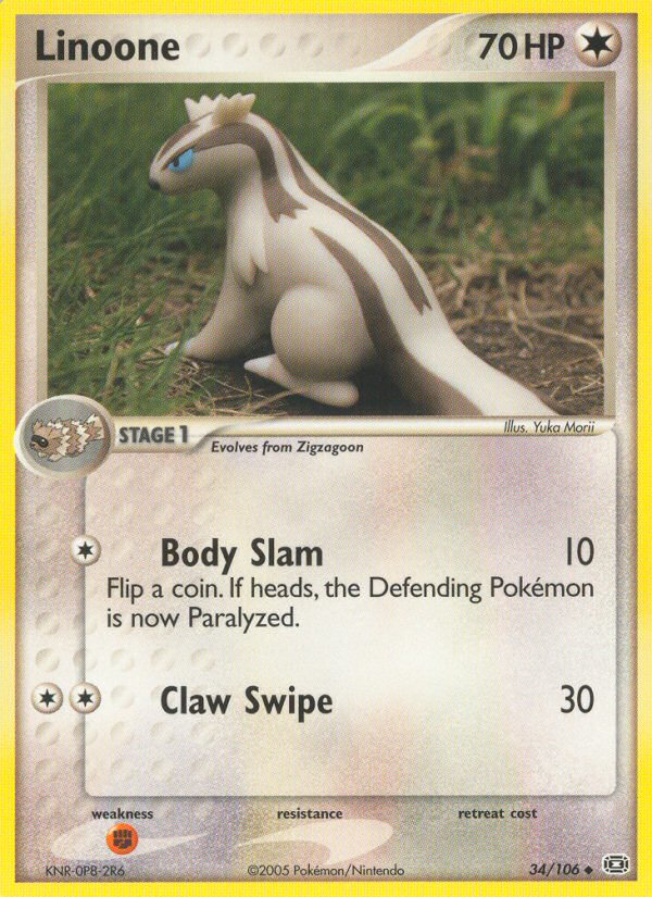 Linoone (34/106) [EX: Emerald] - Card Brawlers | Quebec | Canada | Yu-Gi-Oh!