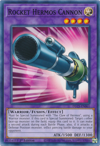 Rocket Hermos Cannon [DLCS-EN061] Common - Card Brawlers | Quebec | Canada | Yu-Gi-Oh!