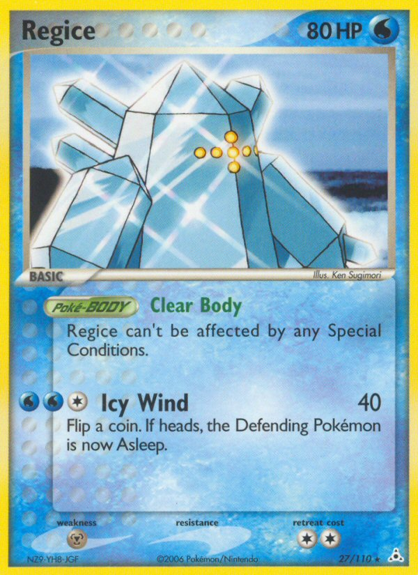 Regice (27/110) [EX: Holon Phantoms] - Card Brawlers | Quebec | Canada | Yu-Gi-Oh!
