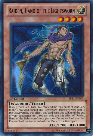 Raiden, Hand of the Lightsworn [SDLI-EN003] Super Rare - Yu-Gi-Oh! - Card Brawlers | Quebec | Canada |