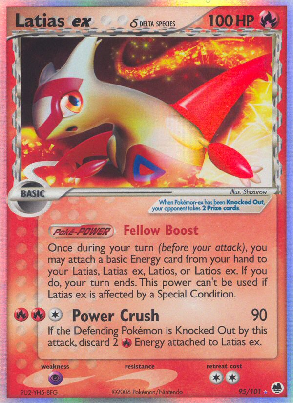 Latias ex (95/101) (Delta Species) [EX: Dragon Frontiers] - Card Brawlers | Quebec | Canada | Yu-Gi-Oh!