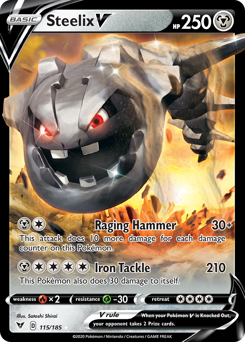 Steelix V (115/185) [Sword & Shield: Vivid Voltage] - Card Brawlers | Quebec | Canada | Yu-Gi-Oh!