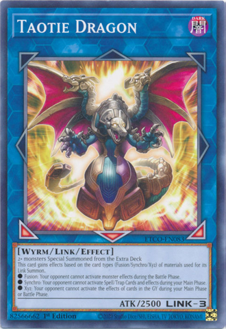 Taotie Dragon [ETCO-EN083] Common - Card Brawlers | Quebec | Canada | Yu-Gi-Oh!