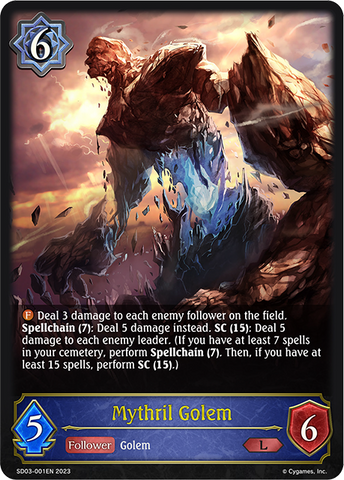 Mythril Golem (SD03-001EN) [Mysteries of Conjuration] - Card Brawlers | Quebec | Canada | Yu-Gi-Oh!