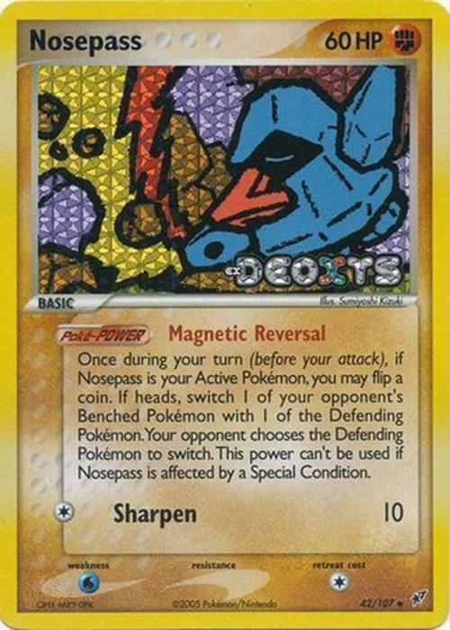 Nosepass (42/107) (Stamped) [EX: Deoxys] - Card Brawlers | Quebec | Canada | Yu-Gi-Oh!