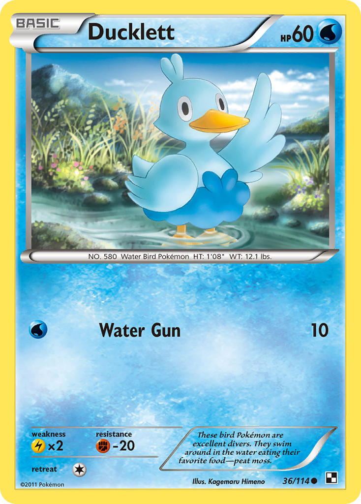 Ducklett (36/114) [Black & White: Base Set] - Card Brawlers | Quebec | Canada | Yu-Gi-Oh!