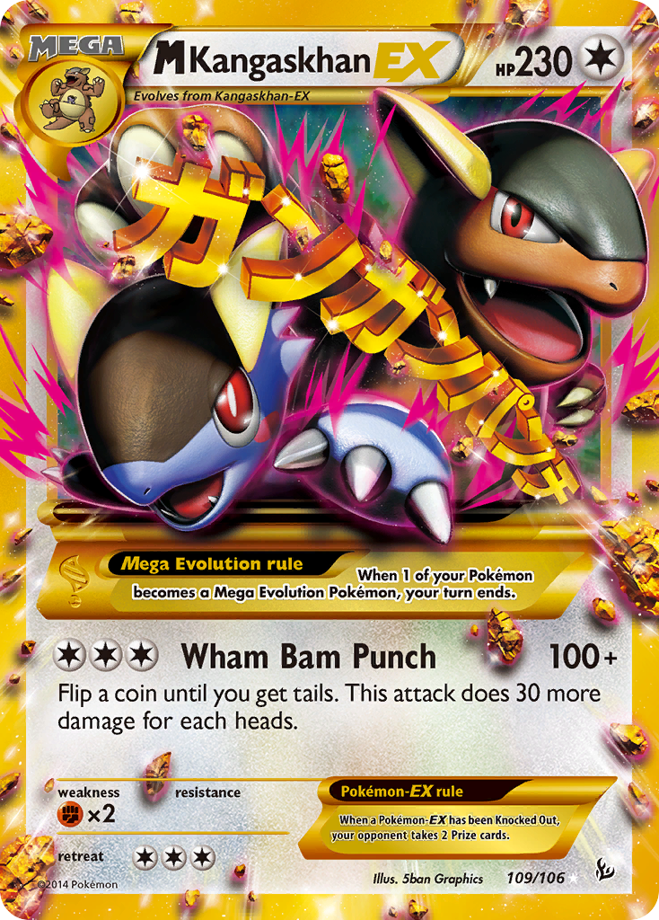 M Kangaskhan EX (109/106) [XY: Flashfire] - Card Brawlers | Quebec | Canada | Yu-Gi-Oh!