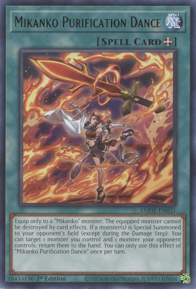 Mikanko Purification Dance [AMDE-EN031] Rare - Card Brawlers | Quebec | Canada | Yu-Gi-Oh!