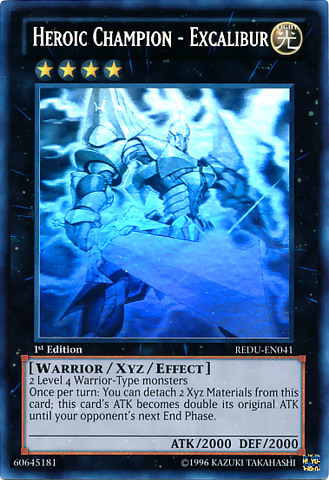 Heroic Champion - Excalibur [REDU-EN041] Ghost Rare - Card Brawlers | Quebec | Canada | Yu-Gi-Oh!