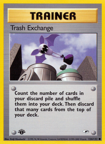 Trash Exchange (126/132) [Gym Heroes 1st Edition] - Card Brawlers | Quebec | Canada | Yu-Gi-Oh!