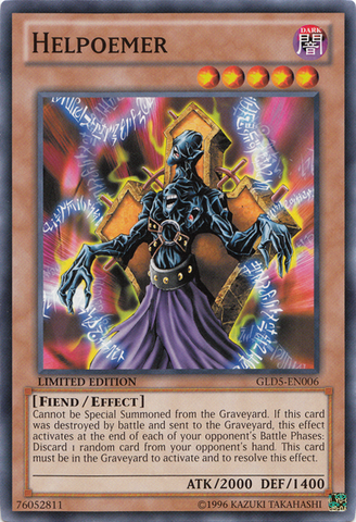 Helpoemer [GLD5-EN006] Common - Card Brawlers | Quebec | Canada | Yu-Gi-Oh!