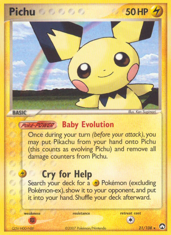 Pichu (21/108) [EX: Power Keepers] - Card Brawlers | Quebec | Canada | Yu-Gi-Oh!
