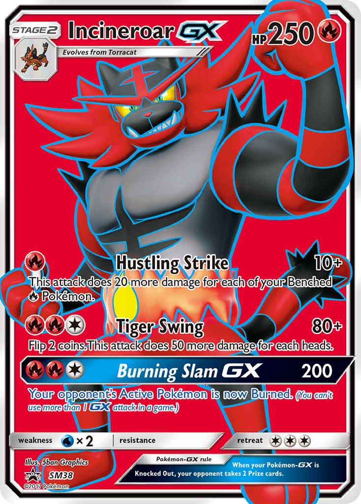 Incineroar GX (SM38) [Sun & Moon: Black Star Promos] - Card Brawlers | Quebec | Canada | Yu-Gi-Oh!