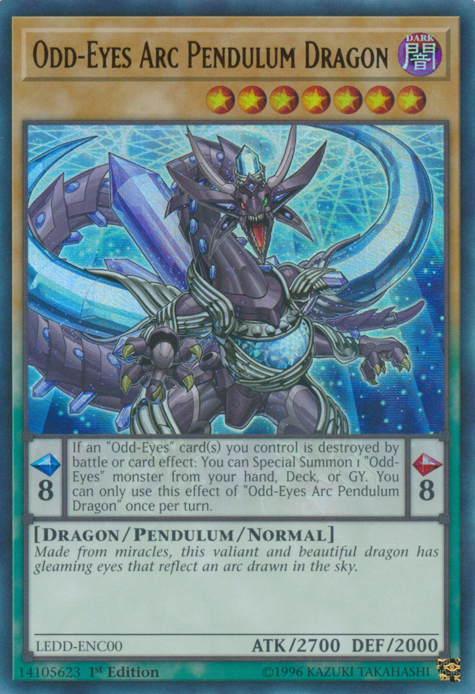 Odd-Eyes Arc Pendulum Dragon [LEDD-ENC00] Ultra Rare - Yu-Gi-Oh! - Card Brawlers | Quebec | Canada |